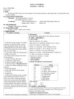 Tiếng anh 9 tiết8  bài 2