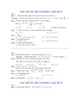 cac de on tap ci dai so 9 hay