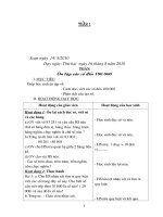 giao an 4 buoi 2 tu tuan 1 den tuan 10 chuan khong can chinh