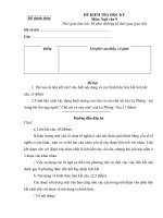 Đề thi văn 9-đáp án