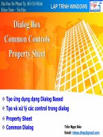 Giới thiệu về dialog, tạo ứng dụng dạng dialog báed