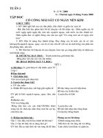 Lớp 2: Tuần 1 + 2