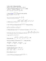 BÀI TẬP VỀ BĐT CÔSI