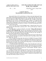 Cam kết thi đua năm học 2010-2011