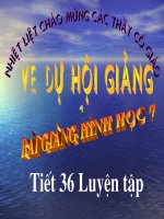 TOÁN 7 -TIẾT 36