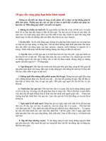 10 quy tắc vàng giúp bạn luôn mạnh khoẻ