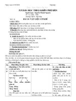 Giáo án DHKTPP Khăn phủ bàn Môn CN 8