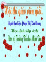 Tap lam van 4: Luyen tap mieu ta cay coi.