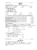 Bài tập trắc nghiệm lớp 3