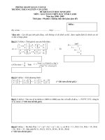 Đề chọn HSG giải toán Casio