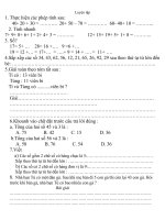 toán luyện tập