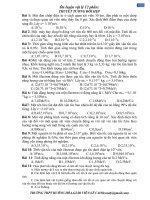 BT PHẦN THUYẾT TƯƠNG ĐỐI HẸP-LTĐH