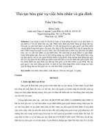 Thủ tục hòa giải vụ việc hôn nhân và gia đình