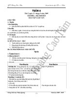 KẾ HOẠCH BÀI HỌC LỚP 3B-TUẦN 6