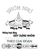 Hoạt động gây dựng nhóm theo giai đoạn