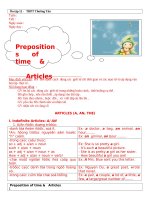 Giáo án Tiếng Anh tự chọn 12- HK I