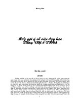 Chuyen de THCS Chu Van An