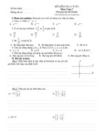 Tập đề thi giữa HK1 toán 7