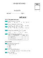 DE KIEM TRA DAI 9 CHUONG I