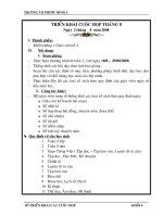 so trien khai ke hoach khoi 4