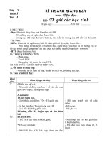 giáo án tiếng việt kì I