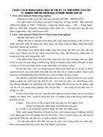 Các cuộc cách mạng KHKT trong lịch sử