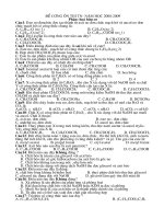 Bộ đề ôn TN phần hữu cơ 12 mới