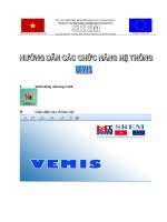 hướng dẫn hệ thống vemis
