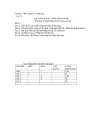 ĐỀ THI CN 8 KÌ I