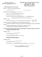 Đề khảo sát 11-CB&NC-co dap an