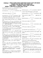 hệ thống bài tập ôn tập cơ bản và nâng cao GT 12