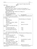 Giáo án lớp 1 Tuần 5