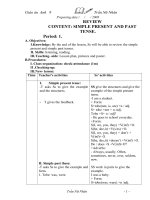 Giáo Án Tiếng Anh 9 tiết 1