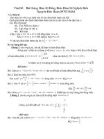 hàm số và vấn đề liên quan