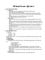 Kê hoach giảng dạy ngữ văn 6