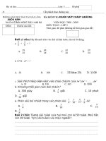 ĐE THI KSCL ĐẦU NĂM LOP 5  08-09