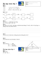 7 Đề ôn đội tuyển Toán 1