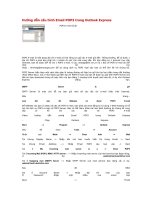 GỞI THƯ BẰNG POP3 TRONG OUTLOOK EXPRESS.