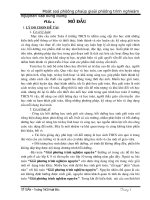 Các phương pháp giải phương trình nghiệm nguyên