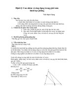 Định lý Con nhím và ứng dụng trong giải toán HHP