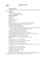 Kiểm tra 1 tiết (tiết 21) SH6