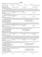 ancol trong cac de thi dai hoc