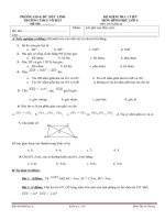 Kiểm tra chương II hình học