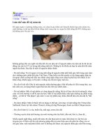 Làm thế nào để trị nám?