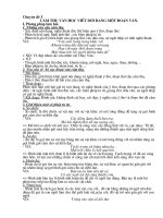 Chuuyên đề cảm thụ văn học viết dưới dạng một đoạn văn