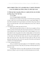 HOÀN THIỆN CÔNG TÁC LẬP KIỂM TRA VÀ PHÂN TÍCH BÁO CÁO TÀI CHÍNH TẠI TỔNG CÔNG TY CHÈ VIỆT NAM