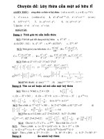 BDHSG chuyen de luy thua