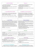 VUI HỌC TIẾNG ANH QUA CHUYỆN CƯỜI SONG NGỮ