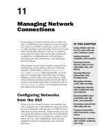 Managing Network Connections