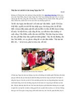 Lời tri ân của nhà thơ trẻ